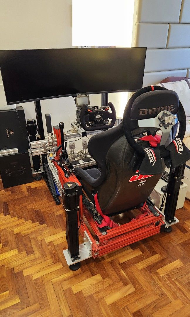 Home Network Setup For Gaming With Motion Control Reference: Full Motion Sim Racing Setup Video Gaming Gaming Accessories