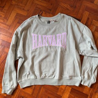 H&M Harvard Sweater Jacket Mint Green