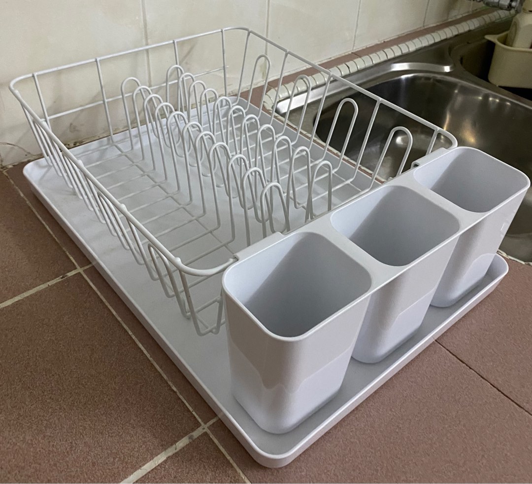 IKEA VARIERA Dish Drainer 42x30 cm White