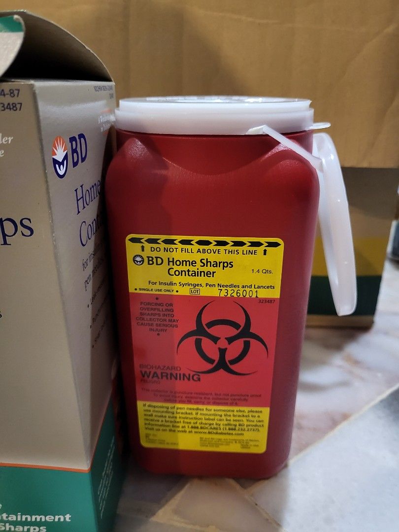 Insulin needle container / Sharps container, Everything Else, Others on ...