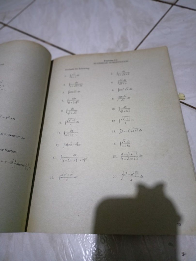 Integral Calculus (Category: Textbooks) located in Manila. Submitted by querobin11 (Listing ID 1308367786, Image 3). Description: nastock lang but walang damage ung loob.