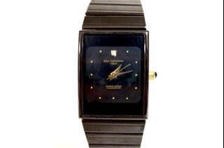 Izax Valentino Unisex watch with 1 Diamond black
