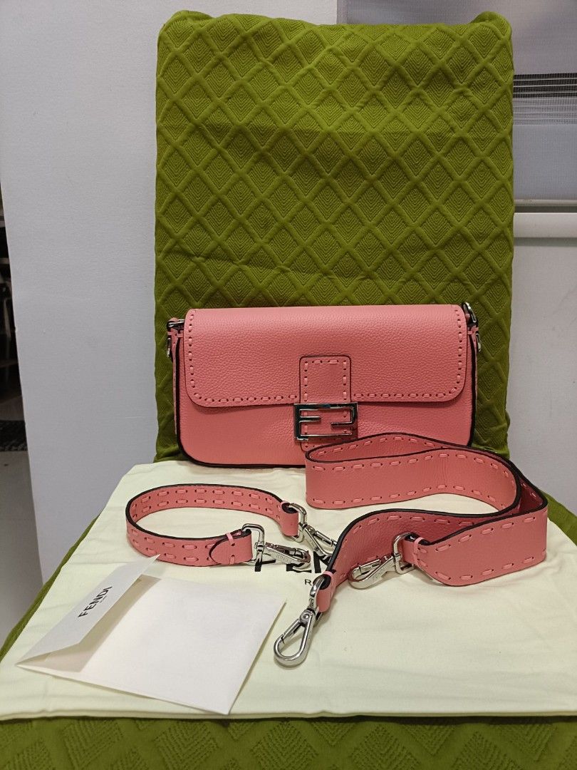 Japn preloved FF Baguette pink (Category: Luxury Bags & Wallets) located in Cebu City. Submitted by erlacoleccion (Listing ID 1308459927, Image 1). Description: 🇯🇵 Japan Auction bag 🇯🇵 Genuine leather 🇯🇵 Quality Assurance GUARANTEED 💯 🇯🇵 with etikita.