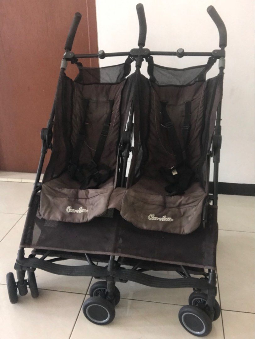 Jual cepat Stroller cocolatte twins kembar Bayi Anak Kereta Kursi Goyang Gendongan Bayi di Carousell