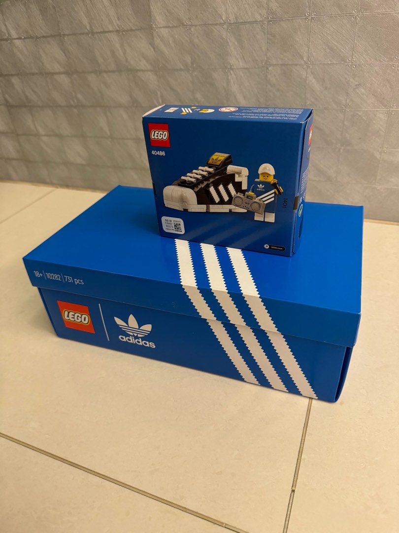英雄 公主樂糕殿LEGO 樂高40486X4盒迷你愛迪達Adidas 限量(盒況良好