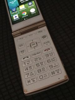LG Wine Smart LG D486 Original Flip Phone (Touch & Type)