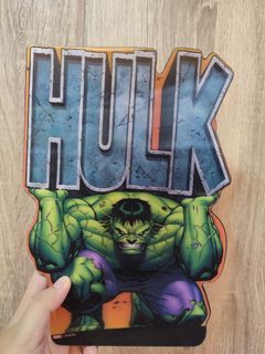 Marvel Official Lenticular Wooden Wall Decor Hulk