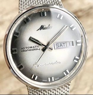 MIDO COMMANDER 手錶 (絕版, Model no. M8429.4.21.23, Automatic, 25 Jewels & Made in Swiss)(想找絶版/特别版/限量版瑞士,德國,意大利,美國,日本手錶可以到本網店查詢)64195857335681110