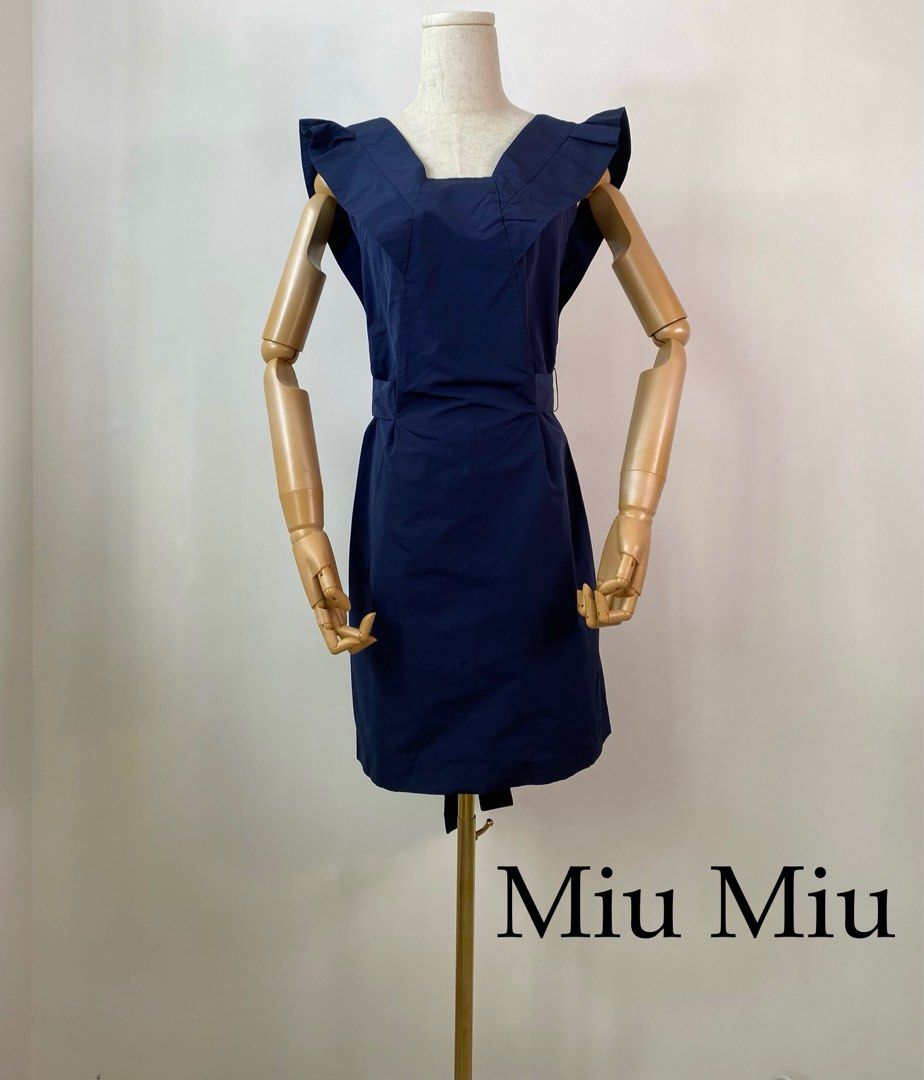 Sleeveless ruffle dress on sale