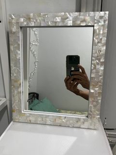 Mother of pearl mirror