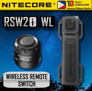 Nitecore RSW2i WL Wireless Remote Switch Flashlight -  P35i P20ix P10iX P30i - EDC