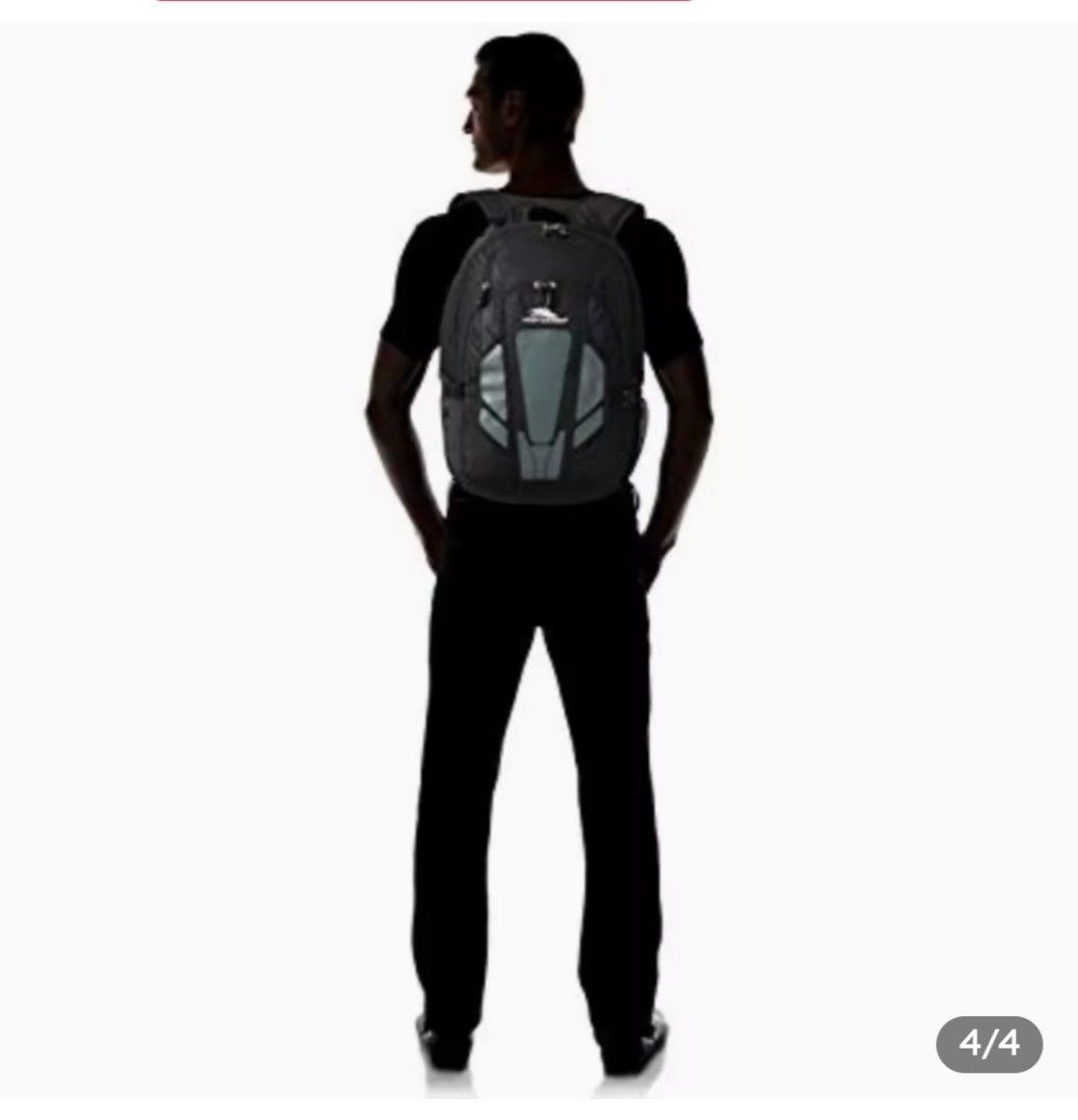 Original High Sierra 3-compartment backpack (Category: Backpacks) located in Pasig City. Submitted by chinitafrommanila (Listing ID 1308356844, Image 2). Description: width and height in photo. depth is about 8 inches original padded adjustable straps, s-shaped too so it's very comfortable for long wear lifetime warranty tech spot laptop compartment (fully padded) - 12.5 x 11 inches (fits 15 inch laptops) has yoke adjustments to adjust size of ba
