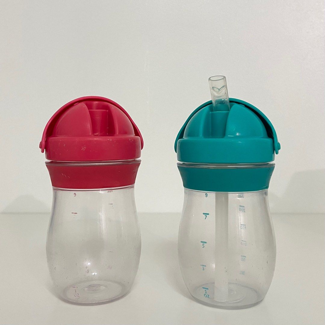 OXO Tot straw sippy cup (9oz) - pink (Category: Weaning & Toddler Feeding) located in Quezon City. Submitted by selling.thingzzz (Listing ID 1307461729, Image 2). Description: NOTE: no straw included (you can buy a replacement straw online or in-store ☺️) available in: PINK - ₱200 (no straw included) GREEN - SOLD.