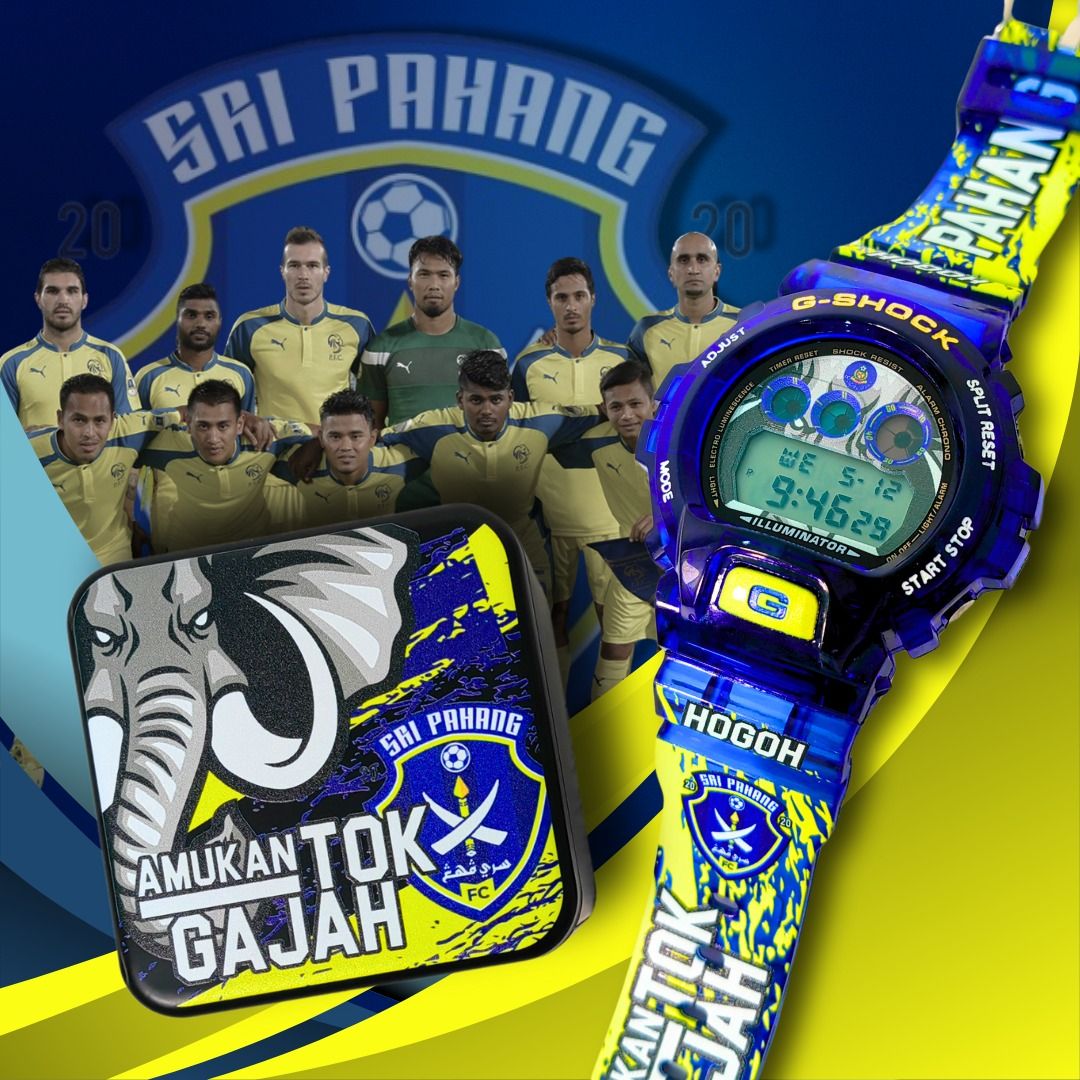 Pahang Custom Design for DW 6900 G Shock Watch Custom G Shock Special Custom G Shock Pahang FC Men s Fashion Watches Accessories Watches on Carousell