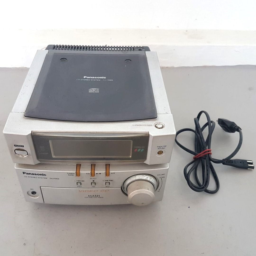 Panasonic Sound Machine, Vintage Boombox Player, Model SA-PM05, RADIO ...