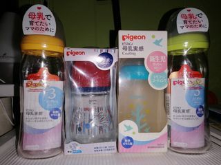 Pigeon Glass Bottle
