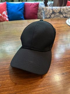 Plain black cap