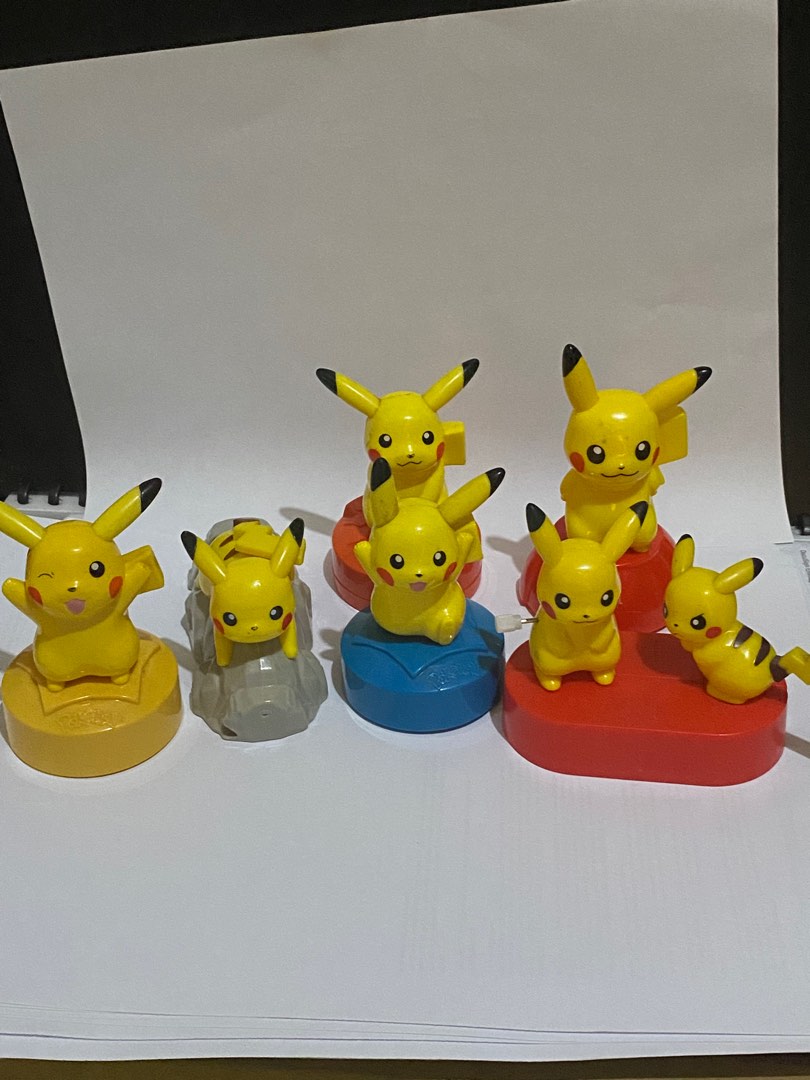 Pokemon Pikachu Happy Meal Toy Bundle, Hobbies & Toys, Toys & Games on