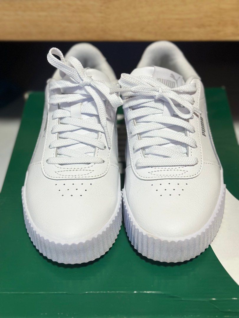Puma carina white sneakers top