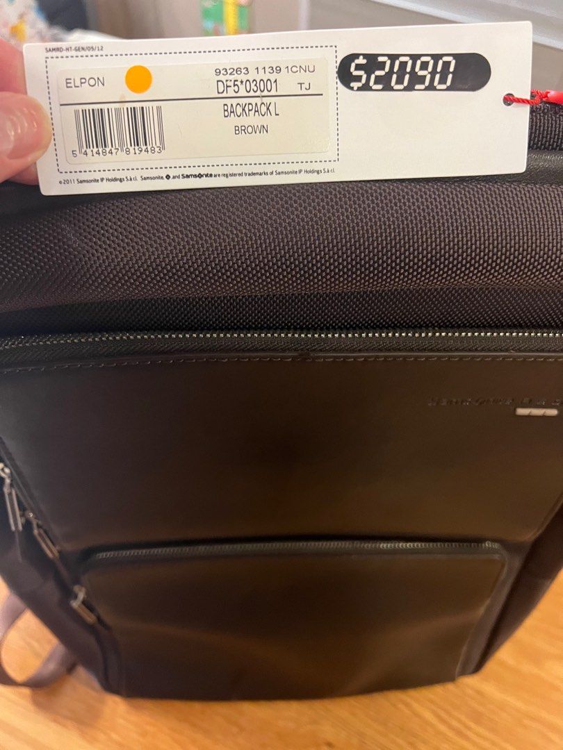 Samsonite Red Elpon Backpack, 電腦＆科技, 電腦周邊及配件, 其他