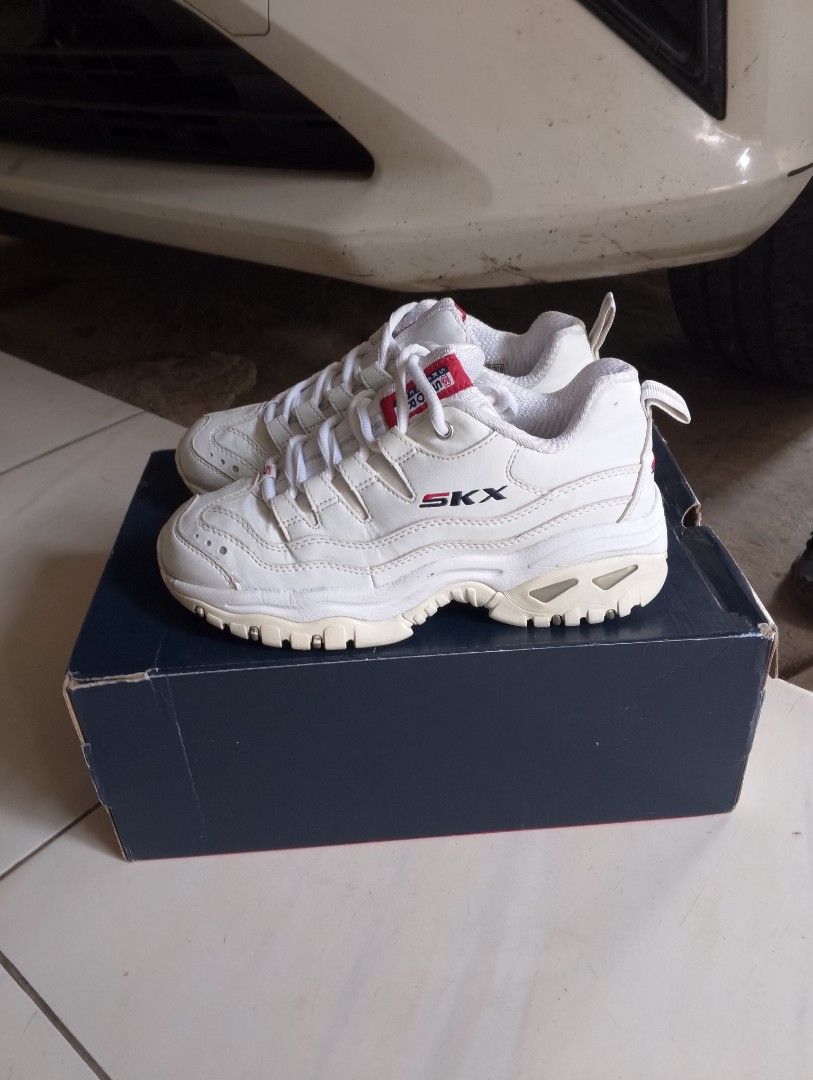 Energy Skx Skechers Energy Blancas Sepatu Running Skechers Energy