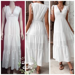 Shein White maxi dress