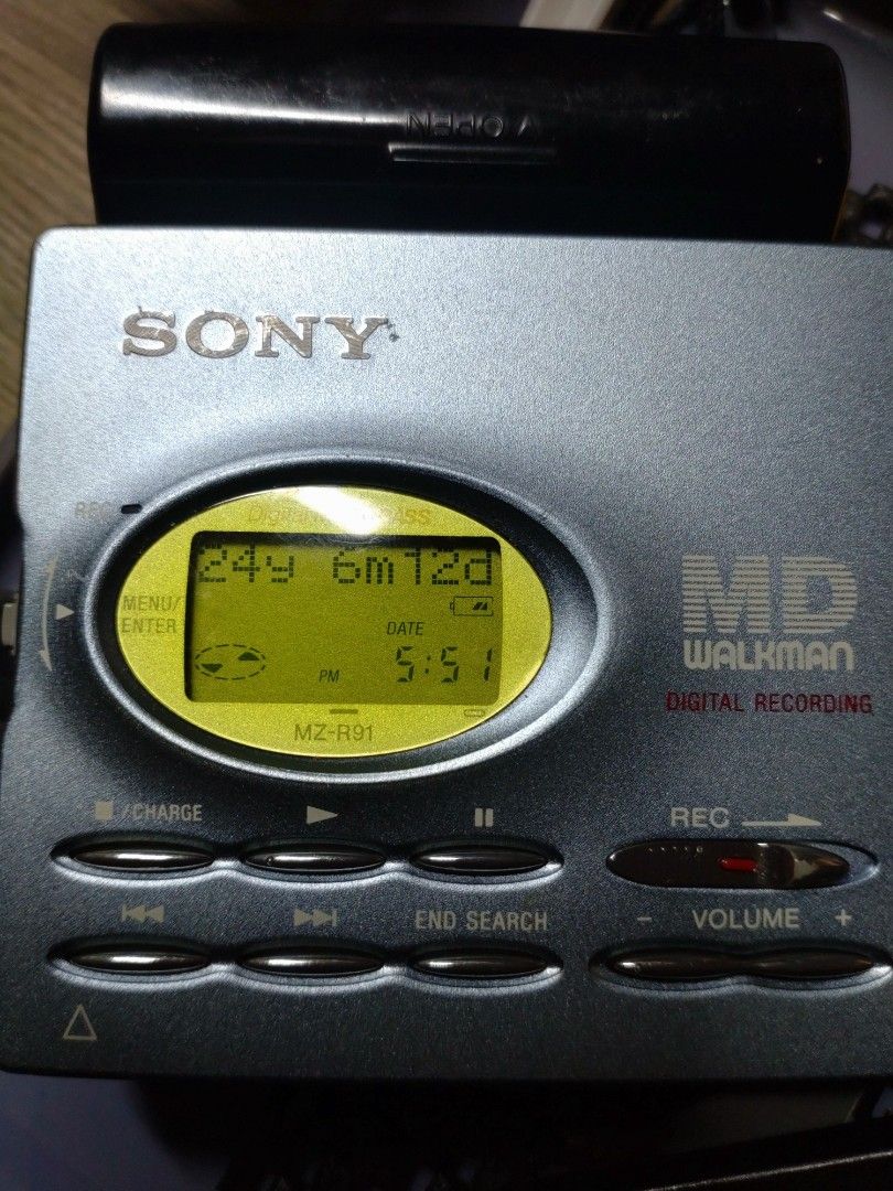 動作未確認 SONY ソニー MZ-R91 ポータブル MDレコーダー 動作確認