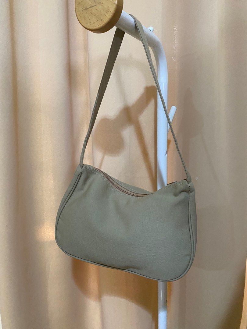 Tas Selempang Sling Bag Bahu Canvas Elegan Wanita Korean Style