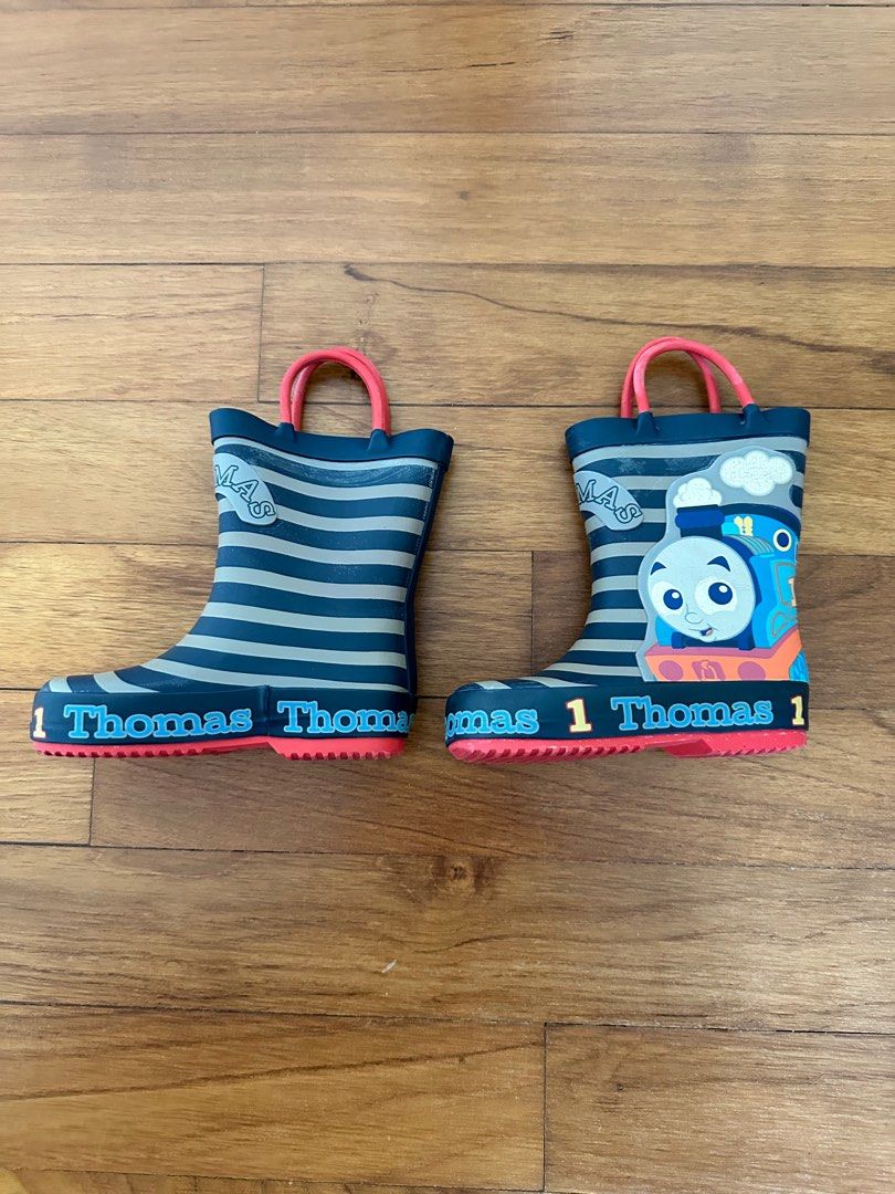 Thomas the Tank Engine Rain Boots Babies Kids Babies Kids Fashion on Carousell