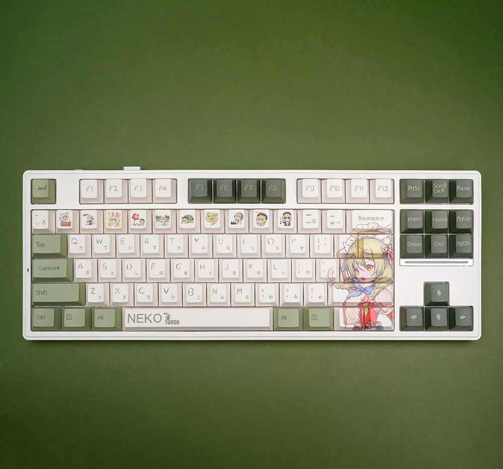 Utyping Neko Touch Cherry Profile Keycaps Set Anime SeeAudio charater ...