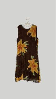 Vintage midi sheer dress