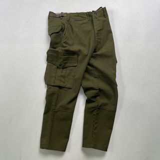 Vintage US Army 18OZ Wool Military Cargo Trousers Fatigue (unknown circa)