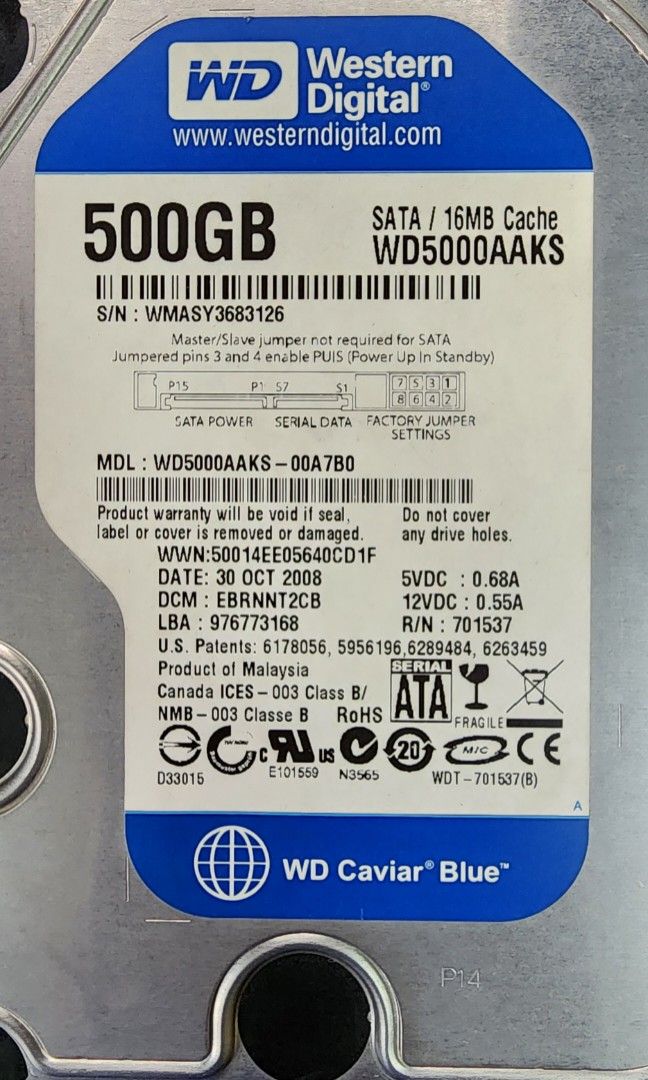Wd5000aaks hot sale