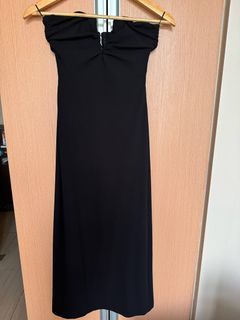 Zara Black Strapless Dress
