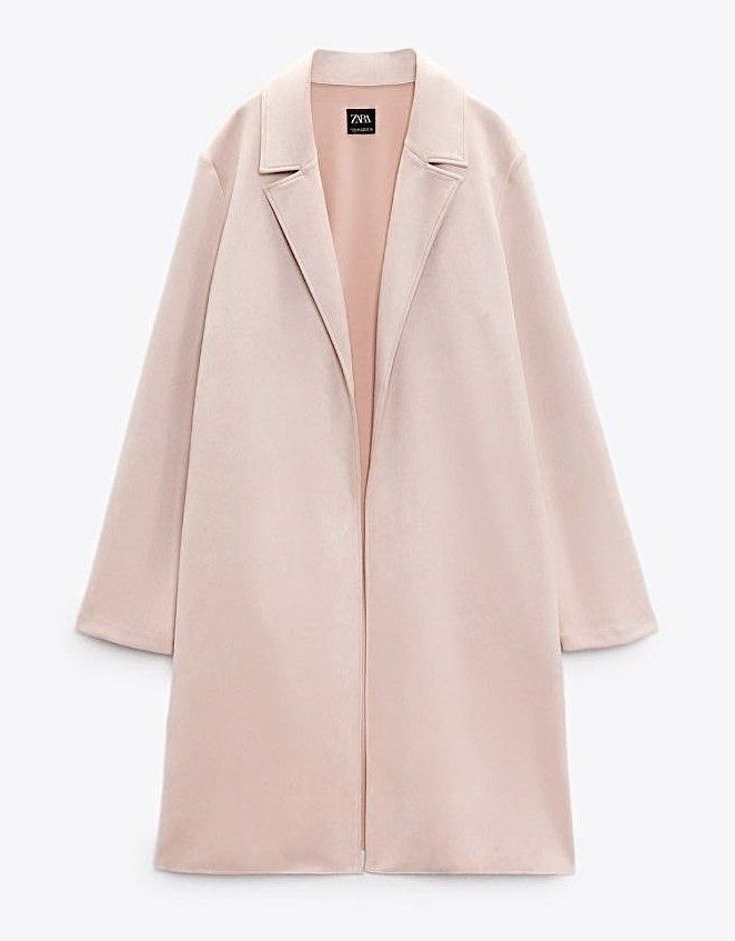 Zara pink suede jacket cheap
