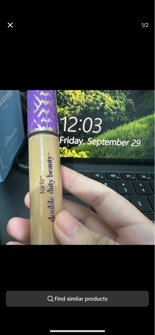 35 N medium neutral Tarte concealer (Category: Makeup) located in Quezon City. Submitted by co.coph (Listing ID 1308523107, Image 2). Description: Bought may 2023.