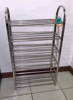 6 LAYER SHOE RACK STAINLESS