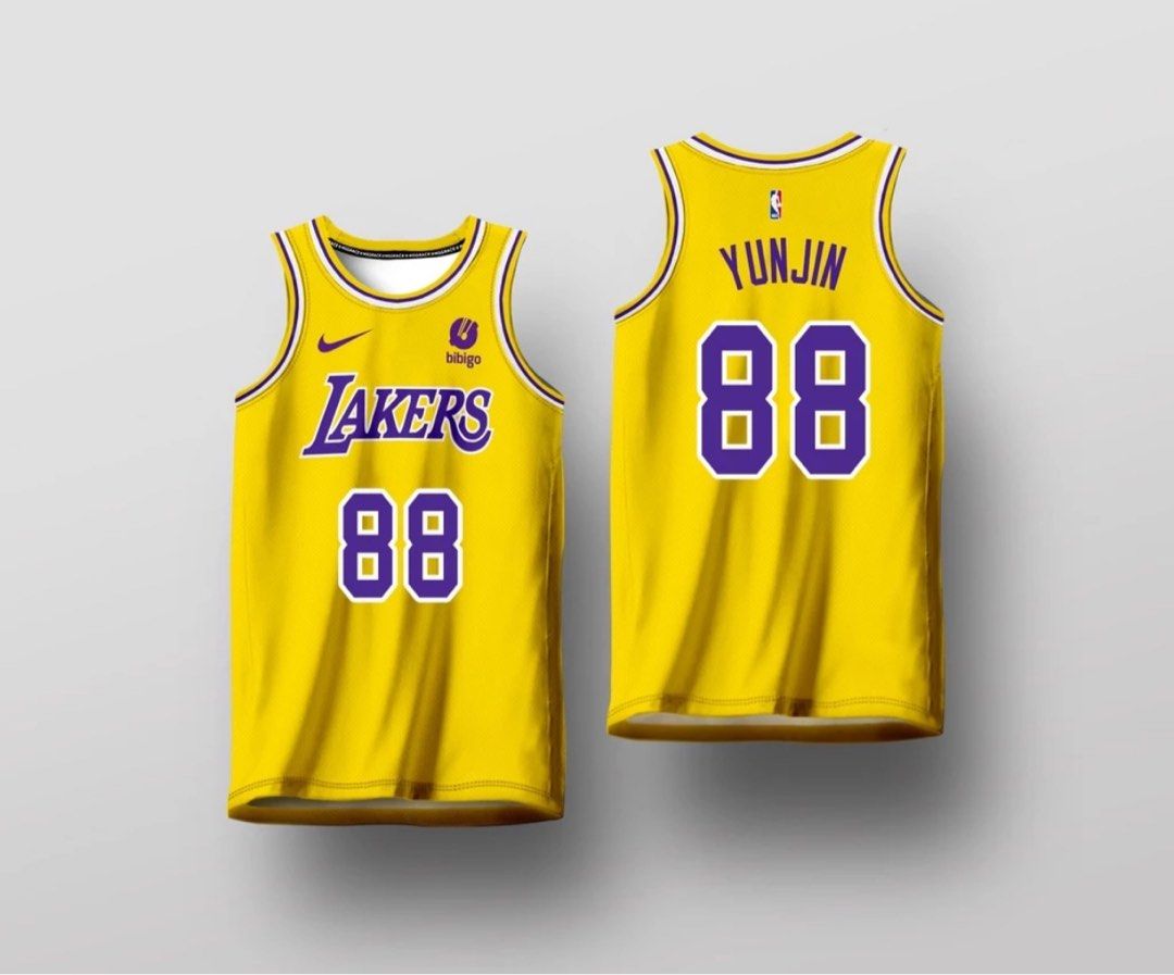 Vtg Nike Team NBA Mens Los Angeles Lakers Kobe Bryant #8
