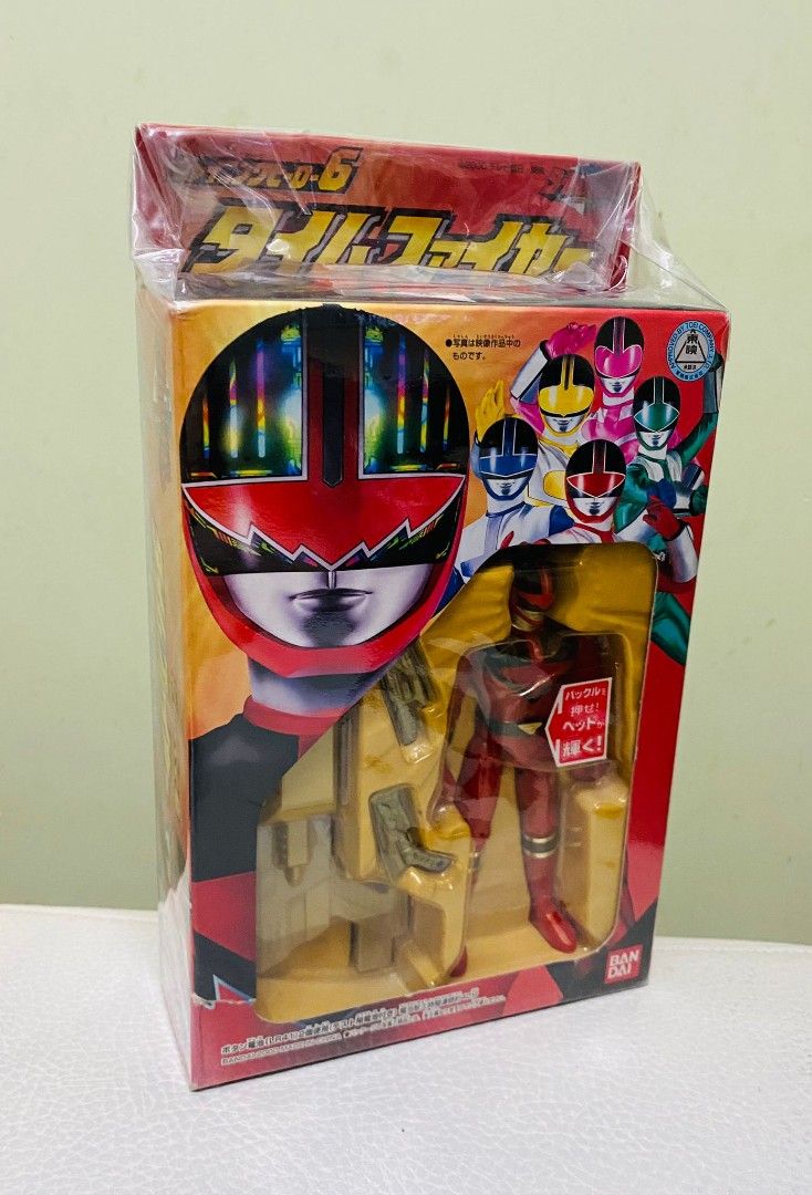全新未開/ 懷舊玩具/ BANDAI - 未來戰隊TIMERANGER / 紅戰士＆ 綠戰士, 興趣及遊戲, 玩具& 遊戲類- Carousell