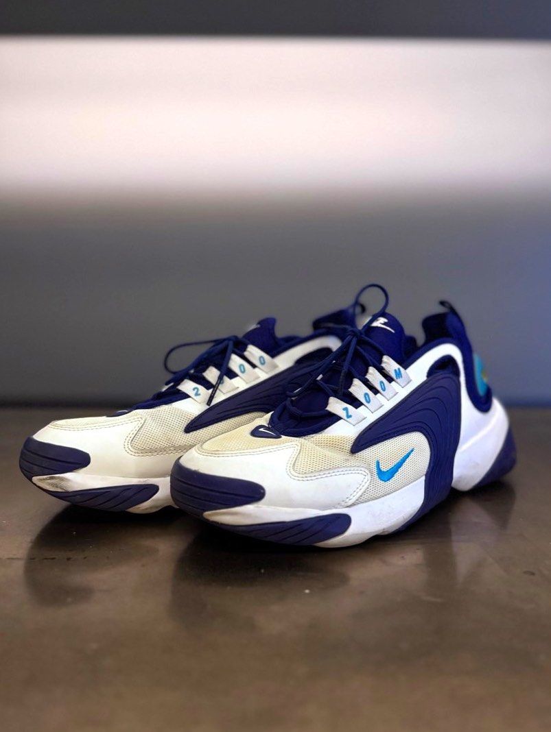 RARE Nike Air Zoom 2K White Purple Aqua Blue RARE Men s Sneaker Men s Fashion Footwear Sneakers on Carousell