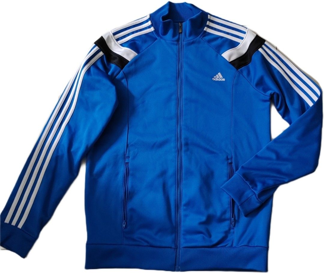Adidas climalite jacket blue cheap