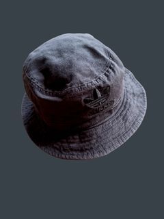 ⛔Adidas Trefoil Washed Denim Bucket Hat
