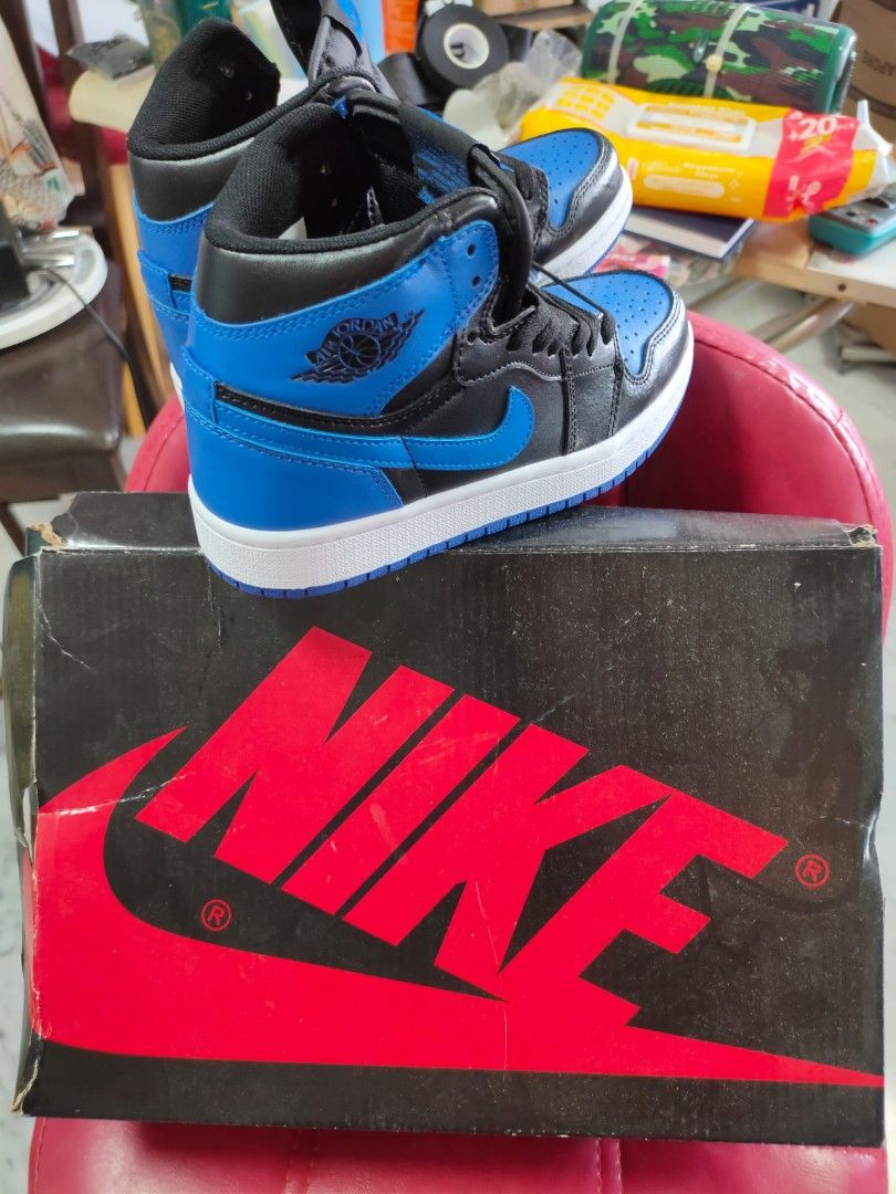 Air Jordan 1 Retro Royal 2017 38 brand new high top Women s Fashion Footwear Sneakers on Carousell