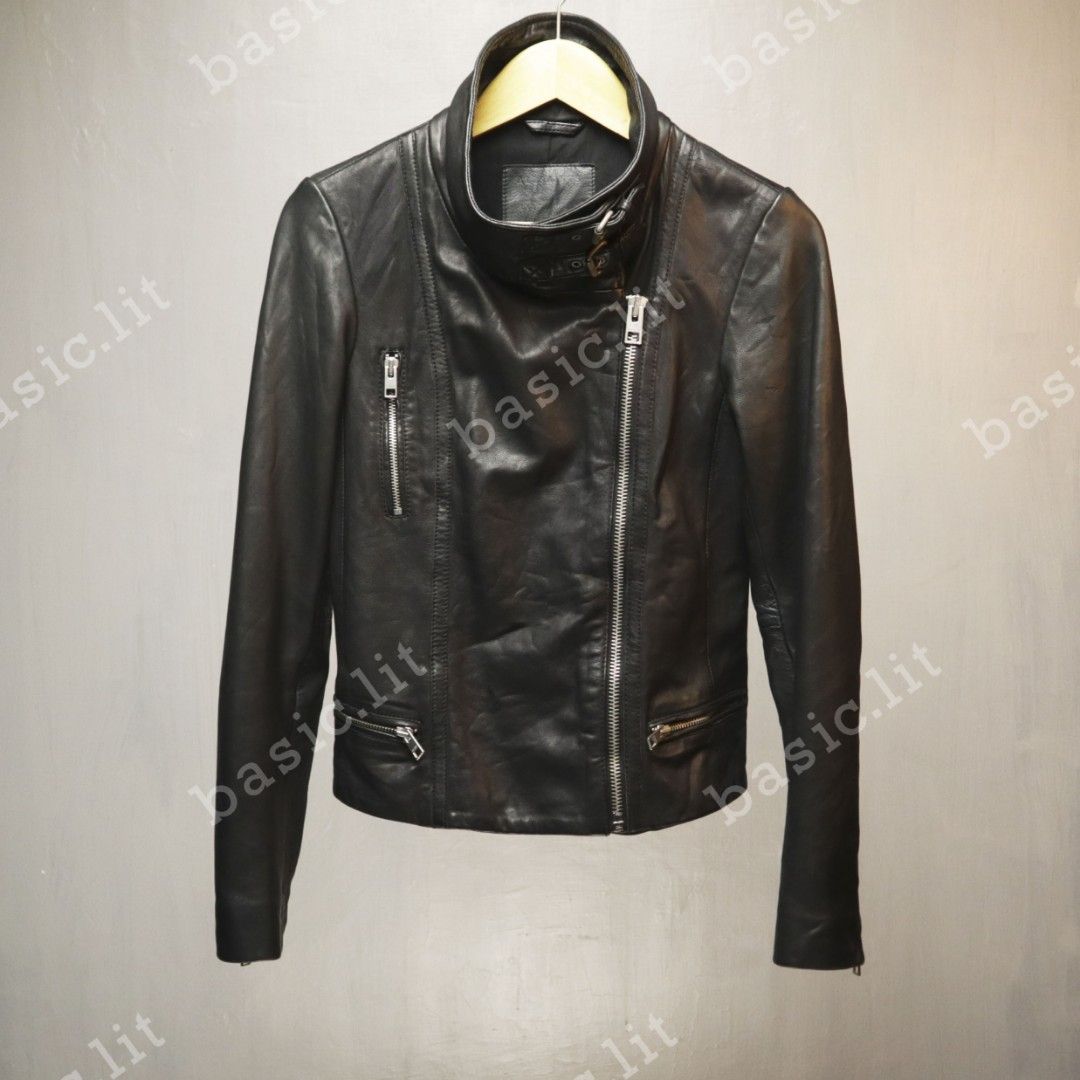 All saints bales leather biker jacket best sale