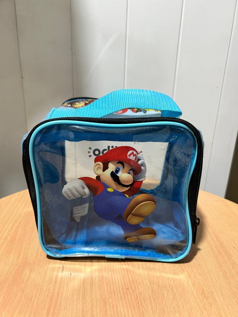 Amiibo Super Mario Carrying Case Square Bag Blue 2014 Nintendo (Category: Cases & Covers) located in Paranaque City. Submitted by inkling19 (Listing ID 1308627821, Image 3). Description: This item is official Nintendo merch.