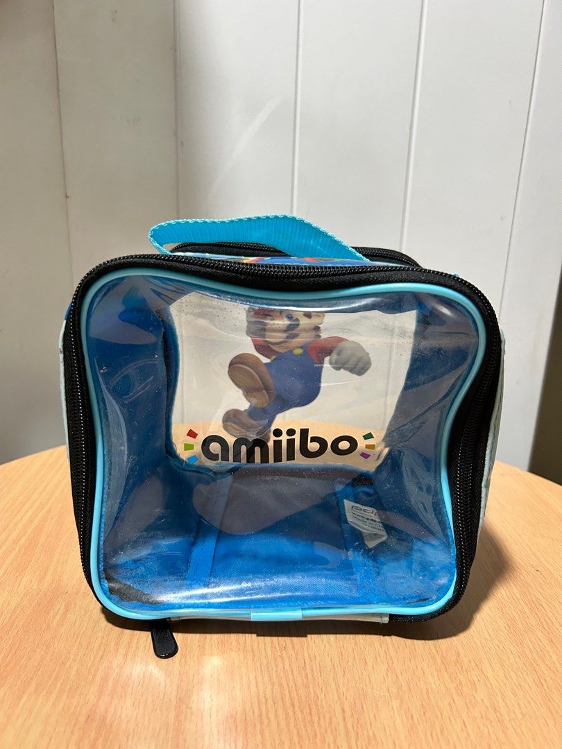 Amiibo Super Mario Carrying Case Square Bag Blue 2014 Nintendo (Category: Cases & Covers) located in Paranaque City. Submitted by inkling19 (Listing ID 1308627821, Image 1). Description: This item is official Nintendo merch.
