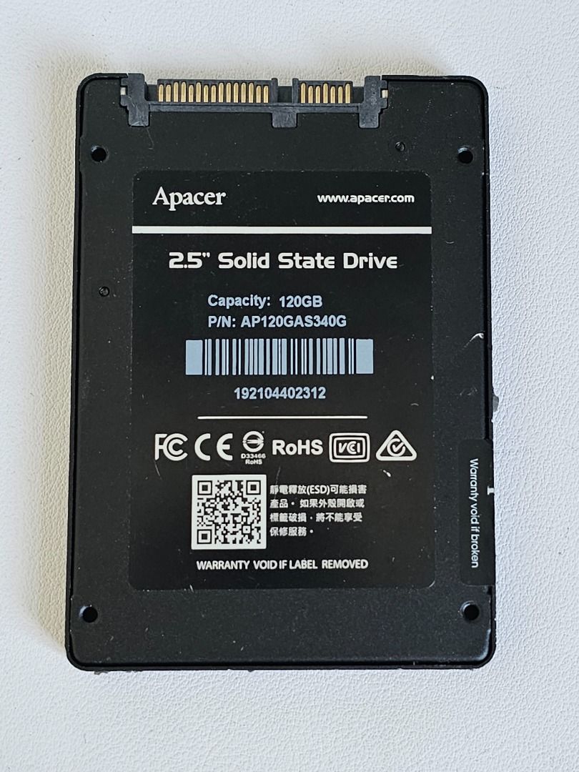 Apacer AS340 Panther 120GB TLC SATA 6Gbps Internal Solid