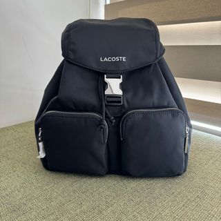 Authentic Brand new Lacoste Nylon backpack Black