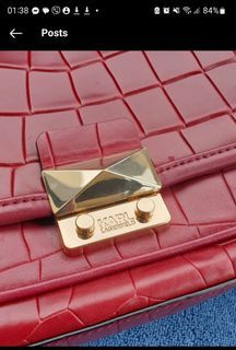 Authentic #KarlLagerfeld ( Chanel's most iconic modern Designer ) - 3 way + Cross body, sling, shoulder bag, handbag, clutch etc