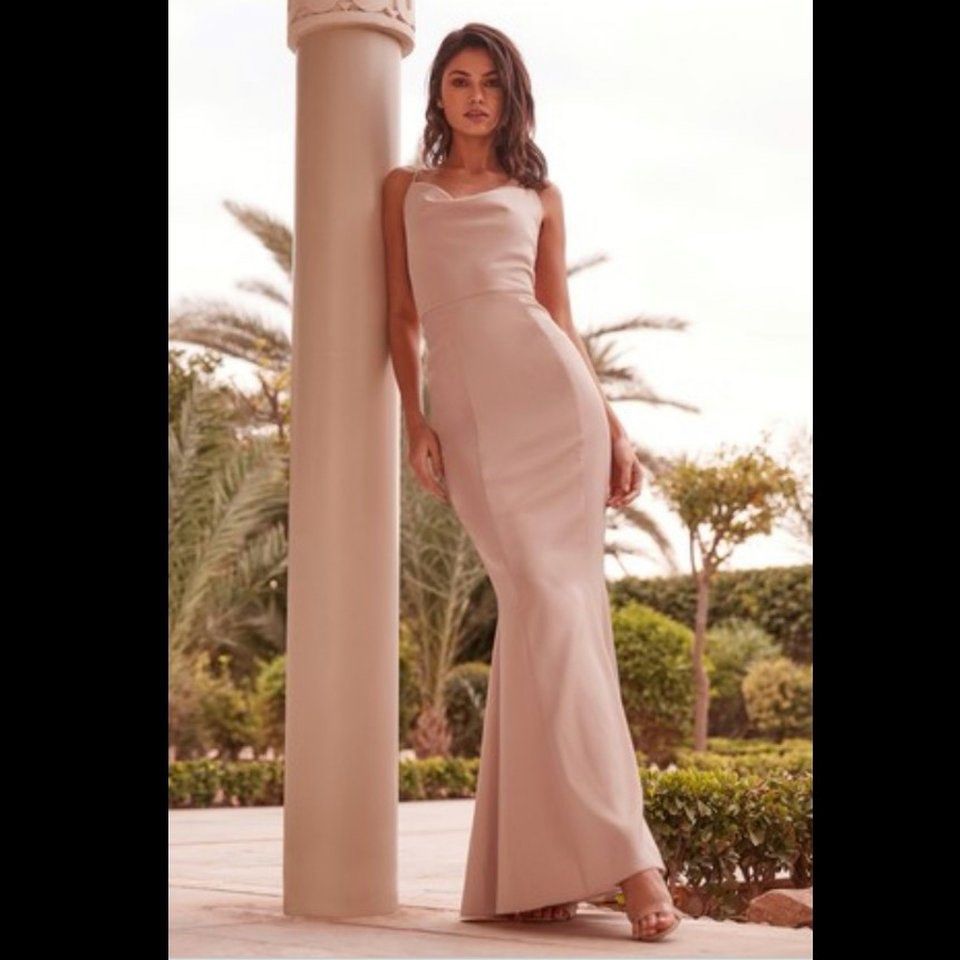 Lipsy petite cowl neck maxi dress hot sale